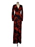 Boohoo 100% Polyester Red Casual Dress Size 4 - photo 1