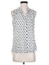 Bella Dahl 100% Rayon Polka Dots White Sleeveless Blouse Size XS - photo 1