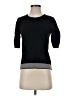 Chanel 100% Cotton Black 3/4 Sleeve Top Size EU 40 / US 10 - photo 1
