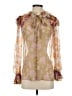 Zimmermann 100% Silk Green blouse Size 4 (0) - photo 1