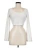 Shein Ivory White Long Sleeve Top Size 8 - 10 - photo 1