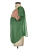 Kieu's 100% Polyester Green Short Sleeve Blouse Size S - photo 5
