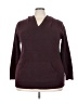 Market and Spruce Burgundy Pullover Sweater Size 3X - photo 1