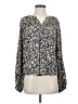 H&M 100% Viscose Black Long Sleeve Blouse Size S - photo 1