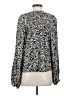H&M 100% Viscose Black Long Sleeve Blouse Size S - photo 2