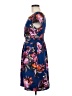 Moulinette Soeurs 100% Polyester Floral Blue Casual Dress Size 8 - photo 5
