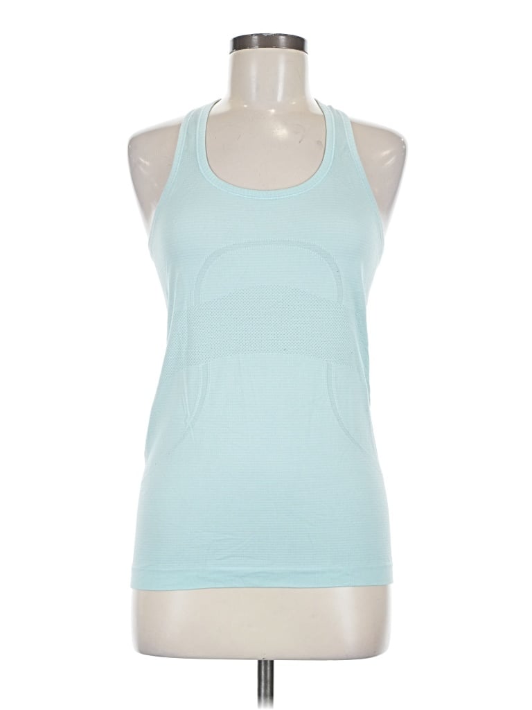 Pre-owned Lululemon Athletica Active Tank Top In Blue