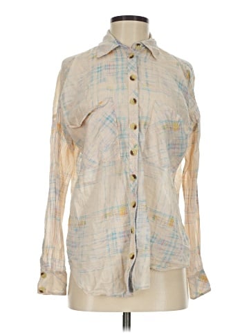 Free People Long Sleeve Button-Down Shirt (view 1)
