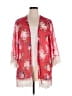 Rewind 100% Polyester Red Kimono Size L - photo 1