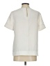 Banana Republic 100% Polyester Ivory Short Sleeve Top Size XS - photo 2