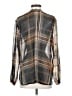 Democracy Brown Long Sleeve Blouse Size S - photo 2
