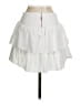 AvidLove 100% Polyester Solid White Casual Skirt Size S - photo 2