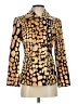 St. John Animal Print Gold Jacket Size P (petite) - photo 1