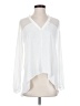 Elizabeth and James 100% Polyester White Long Sleeve Blouse Size XS - photo 1