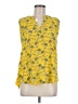 Papermoon 100% Polyester Yellow Sleeveless T-Shirt Size M - photo 1
