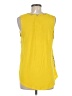 Papermoon 100% Polyester Yellow Sleeveless T-Shirt Size M - photo 2