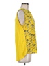 Papermoon 100% Polyester Yellow Sleeveless T-Shirt Size M - photo 4