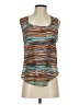 WallpapHER 100% Polyester Brown Sleeveless Top Size S - photo 1