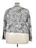 Sanctuary Animal Print Silver Long Sleeve Blouse Size 3X - photo 2