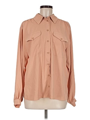 Topshop Long Sleeve Blouse (view 1)