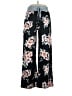 Unbranded Floral Black Casual Pants Size XL - photo 1