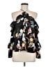 Cooper & Ella 100% Polyester Black Sleeveless Blouse Size M - photo 1