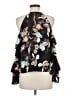 Cooper & Ella 100% Polyester Black Sleeveless Blouse Size M - photo 2