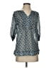 41Hawthorn Blue 3/4 Sleeve Blouse Size S - photo 1