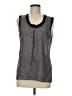 Eliot Gray Sleeveless Silk Top Size M - photo 1