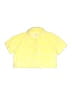 Kate Mack Yellow Short Sleeve Button-Down Shirt Size 6 - photo 1