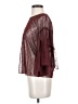 Express Polka Dots Burgundy 3/4 Sleeve Blouse Size S - photo 5