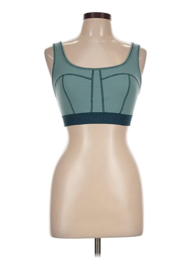Pre-owned Fabletics Sports Bra In Teal