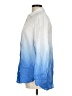 J. McLaughlin 100% Linen Color Block Blue Long Sleeve Button-Down Shirt Size M - photo 5