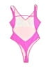 Unbranded Solid Pink One Piece Swimsuit Size M - photo 2
