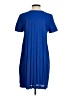 Zara Basic Solid Blue Casual Dress Size S - photo 2