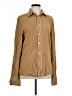 Reiss 100% Viscose Tan Long Sleeve Button-Down Shirt Size L - photo 1