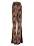 Bear Dance Print Brown Dress Pants Size L - photo 2