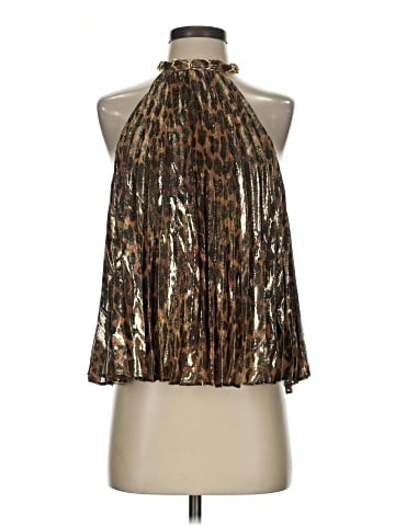 Alice + Olivia Sleeveless Silk Top (view 1)