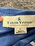 Tailor Vintage 100% Cotton Blue Pullover Sweater Size 14 - photo 7