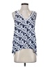 Aqua 100% Polyester Blue Tank Top Size S - photo 1