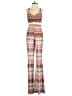 ASOS Design Chevron-herringbone Brown Jumpsuit Size 4 - photo 1