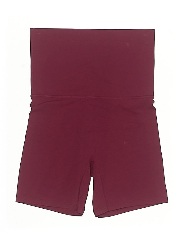 Pre-owned Vitality Athletic Shorts In Burgundy