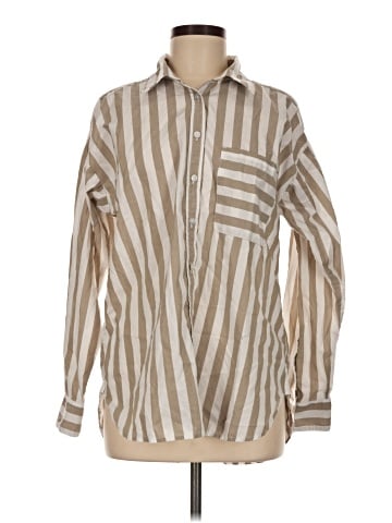 Ann Taylor LOFT Outlet Long Sleeve Button-Down Shirt (view 1)