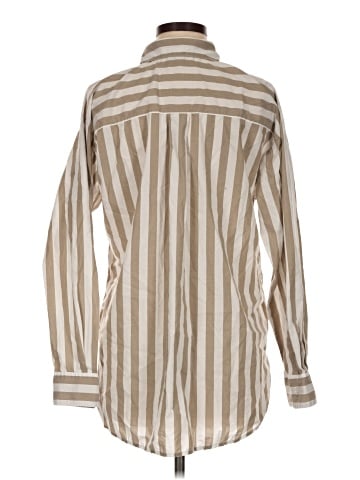 Ann Taylor LOFT Outlet Long Sleeve Button-Down Shirt (view 2)