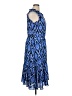 Talbots Print Blue Casual Dress Size 14 - photo 4