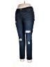 Juicy Couture Solid Blue Jeans Size 12 - photo 1