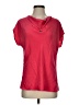 St. John Red Short Sleeve Top Size S - photo 1