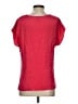 St. John Red Short Sleeve Top Size S - photo 2
