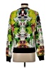Prabal Gurung for Target Tropical Green Sweatshirt Size S - photo 2