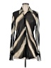 MNG Metallic Black Long Sleeve Blouse Size 8 - photo 1